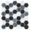 Andova Tiles SAMPLE Channing 2 x 2 Marble Honeycomb Mosaic Floor Use Tile SAM-ANDCHA121 - alternate 9